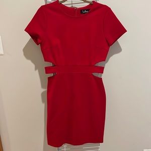 Lulu red cocktail dress